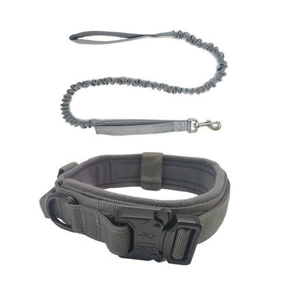 Heavy-Duty Tactical Dog Collar for Medium to Large Breeds - Golden Hair De Mu