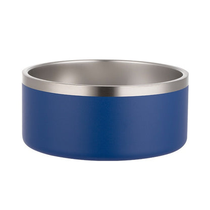 Premium Stainless Steel Dog Bowl with Large Capacity, Double-Layer Insulation, and Non-Slip Base – Ideal for Feeding Pets