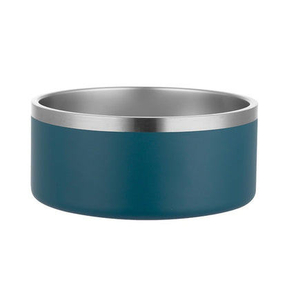 Premium Stainless Steel Dog Bowl with Large Capacity, Double-Layer Insulation, and Non-Slip Base – Ideal for Feeding Pets