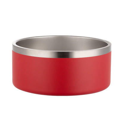 Premium Stainless Steel Dog Bowl with Large Capacity, Double-Layer Insulation, and Non-Slip Base – Ideal for Feeding Pets