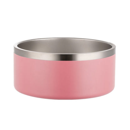 Premium Stainless Steel Dog Bowl with Large Capacity, Double-Layer Insulation, and Non-Slip Base – Ideal for Feeding Pets